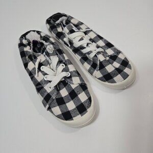 Tommy Bahama checkered sneakers